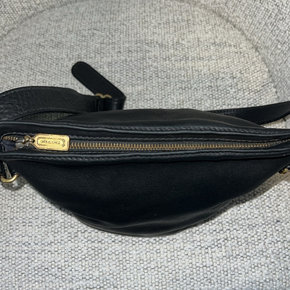 Vintage Coach Black Leather Sonoma Bucket Style 4907 Shoulder Bag Crossbody - Picture 7 of 9
